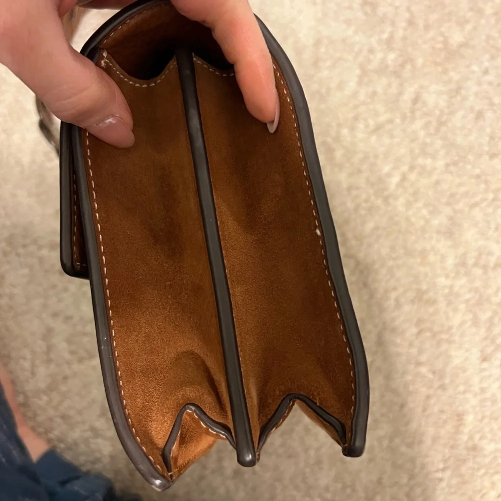 Tory Burch Brown Leather Shoulder Bag - Picture 5 of 16